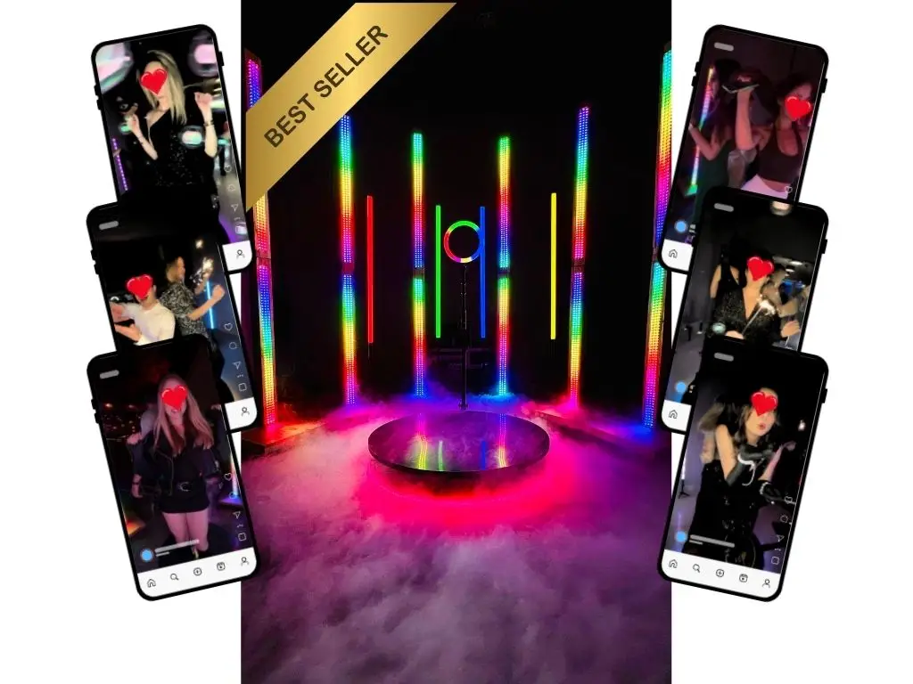 Fotobudka 360 Łódź – platforma video booth na wesele, urodziny i eventy